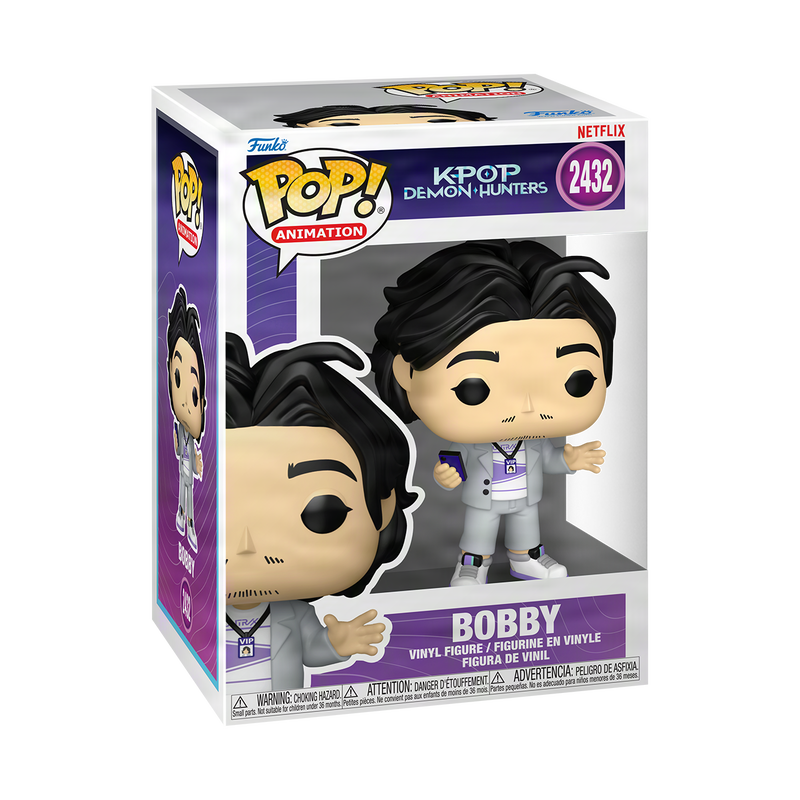 Funko Pop! Animation - Bobby 2432 - K-Pop Demon Hunters Vinyl Figure