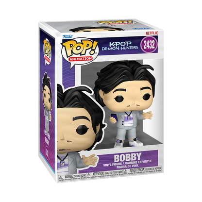 Funko Pop! Animation - Bobby 2432 - K-Pop Demon Hunters Vinyl Figure