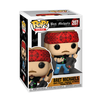 Funko Pop! Rocks - Bret Michaels 207 - Bret Michaels Vinyl Figure