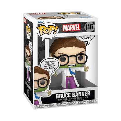 Funko Pop! Marvel - Bruce Banner 1417 - Marvel Vinyl Figure