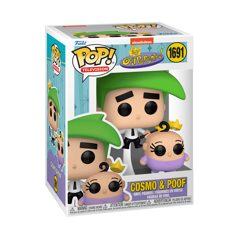 Funko Pop! Television - Cosmo & Poof 1691 - The Fairly OddParents! Vinyl Figure