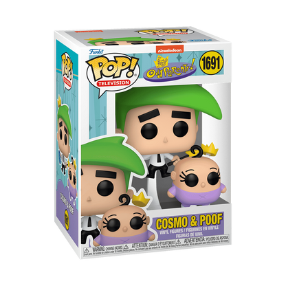 Funko Pop! Television - Cosmo & Poof 1691 - The Fairly OddParents! Vinyl Figure