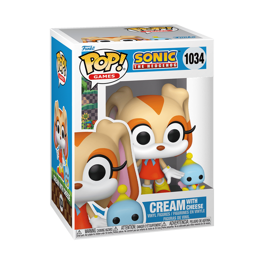 Funko Pop! Games - Cream with Cheese 1034 - Sonic The Hedgehog Vinyl Figure
