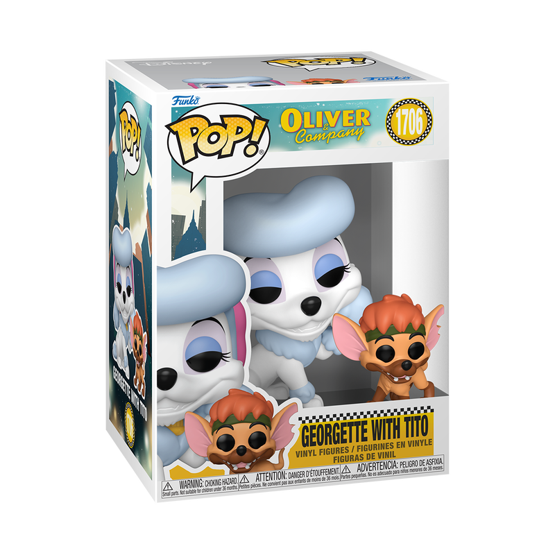 Funko Pop! Disney - Georgette with Tito 1706 - Oliver & Company Vinyl Figure