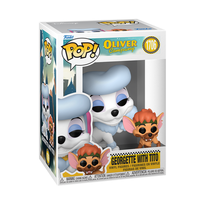 Funko Pop! Disney - Georgette with Tito 1706 - Oliver & Company Vinyl Figure