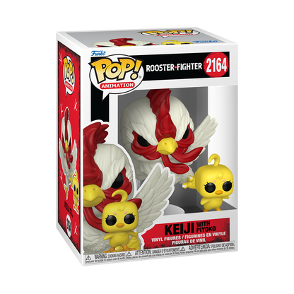 Funko Pop! Animation - Keiji with Piyoko 2164 - Rooster Fighter Vinyl Figure