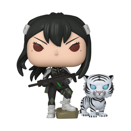 Funko Pop! Animation - Mina Ashiro & Bakko 2085 - Kaiju No. 8 [Entertainment Earth] Vinyl Figure