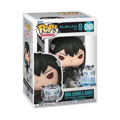 Funko Pop! Animation - Mina Ashiro & Bakko 2085 - Kaiju No. 8 [Entertainment Earth] Vinyl Figure