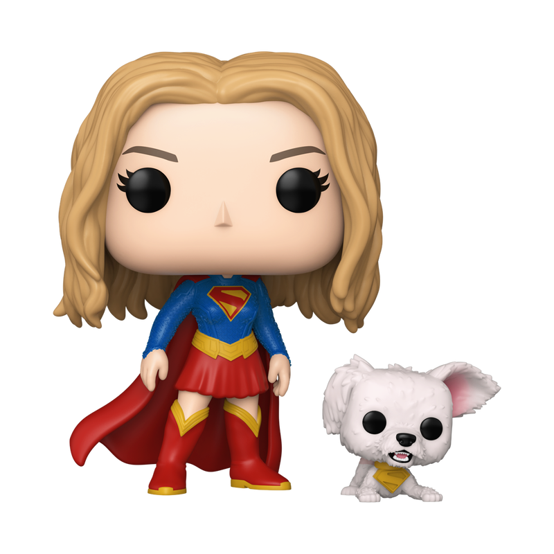 Funko Pop! Heroes - Supergirl With Puppy Krypto 633 - Supergirl Vinyl Figure