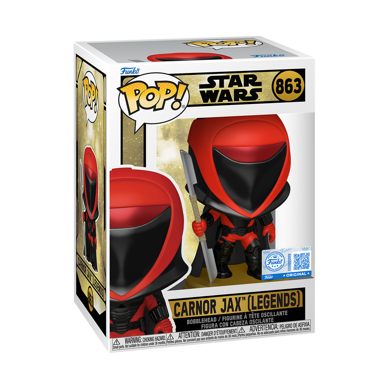 Funko Pop! Star Wars - Carnor Jax (Legends) 846 - Star Wars Legends [Specialty]Vinyl Figure