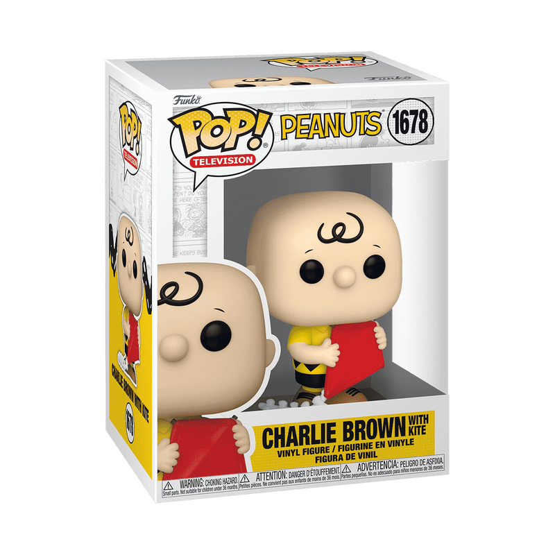 Funko Pop! Animation - Charlie Brown with Kite 1678 - Peanuts Vinyl Figure