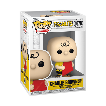 Funko Pop! Animation - Charlie Brown with Kite 1678 - Peanuts Vinyl Figure