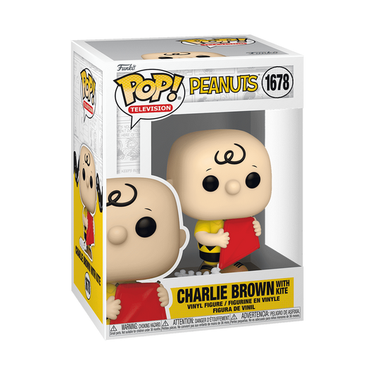 Funko Pop! Animation - Charlie Brown with Kite 1678 - Peanuts Vinyl Figure