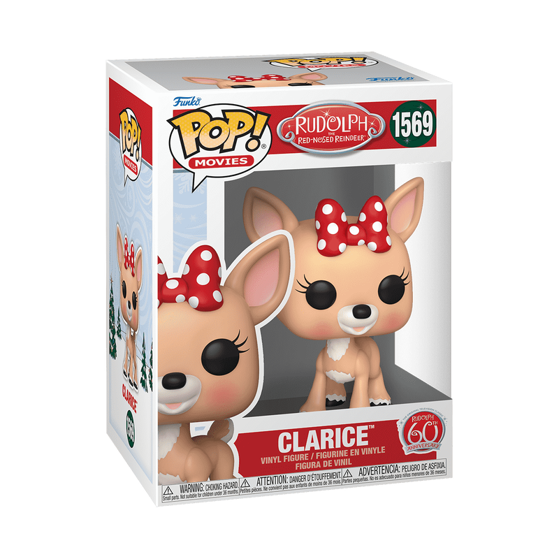 Funko Pop! Movies - Clarice 1569 - Rudolph Red-Nosed Reindeer Vinyl Figure