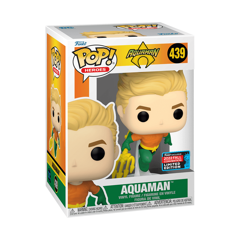 Funko Pop! Heroes - Aquaman 439 - Aquaman  [2022 Fall Convention] Vinyl Figure
