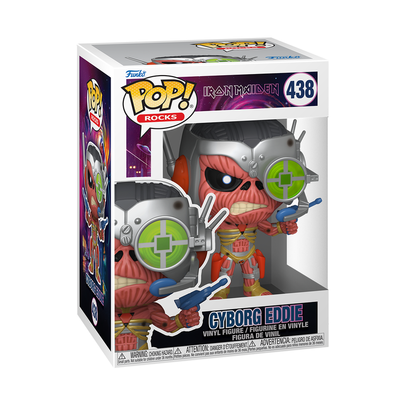 Funko Pop! Rocks - Cyborg Eddie 438 - Iron Maiden Vinyl Figure