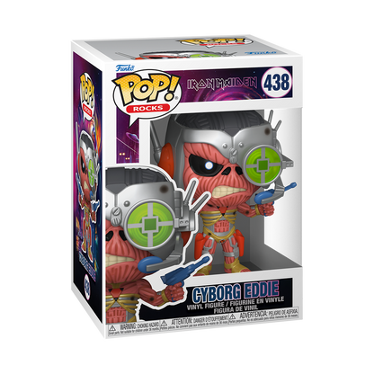 Funko Pop! Rocks - Cyborg Eddie 438 - Iron Maiden Vinyl Figure