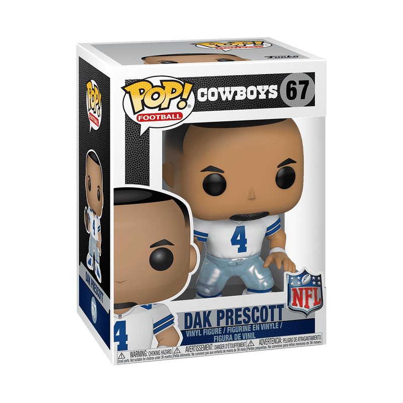 Funko Pop! Football - Dak Prescott (Home Jersey) 67 - Cowboys Vinyl Figure
