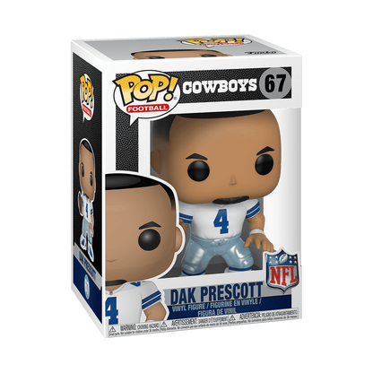 Funko Pop! Football - Dak Prescott (Home Jersey) 67 - Cowboys Vinyl Figure