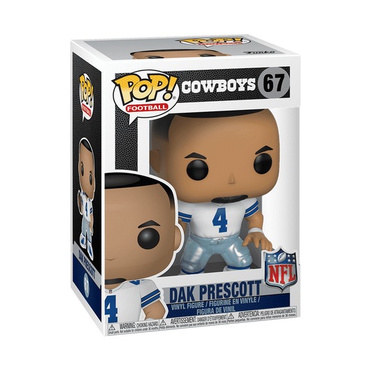 Funko Pop! Football - Dak Prescott (Home Jersey) 67 - Cowboys Vinyl Figure