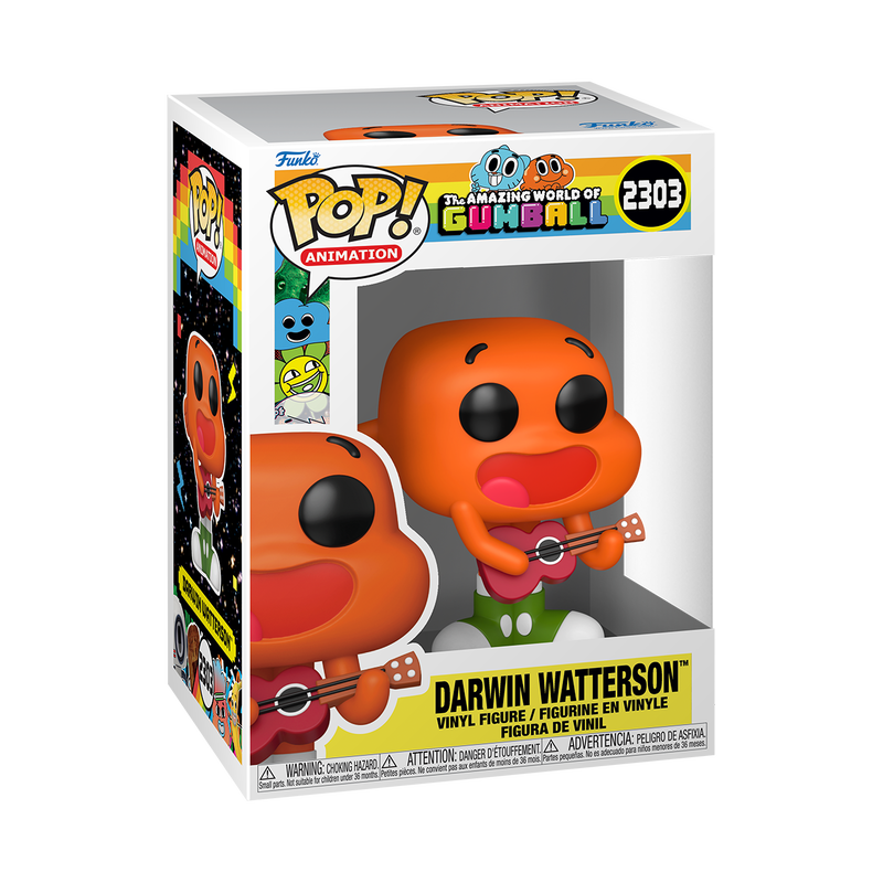 Funko Pop! Animation - Darwin Watterson 2303 - The Amazing World of Gumball Vinyl Figure