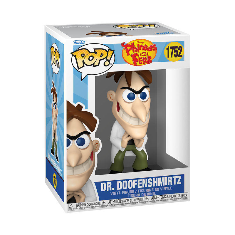 Funko Pop! Disney - Dr. Doofenshmirtz 1752 - Phineas and Ferb Vinyl Figure