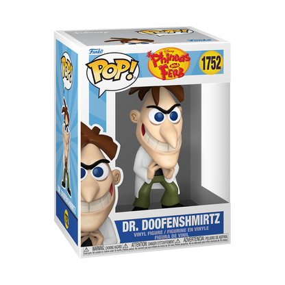 Funko Pop! Disney - Dr. Doofenshmirtz 1752 - Phineas and Ferb Vinyl Figure