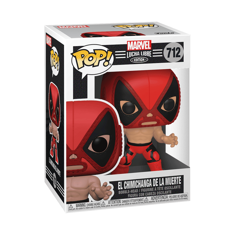 Funko Pop! El Chimichanga De La Muerte 712 - Marvel Lucha Libre Edition Vinyl Figure