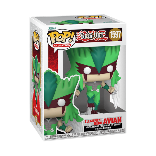 Funko Pop! Animation - Elemental Hero Avian 1597 - Yu-Gi-Oh! Vinyl Figure