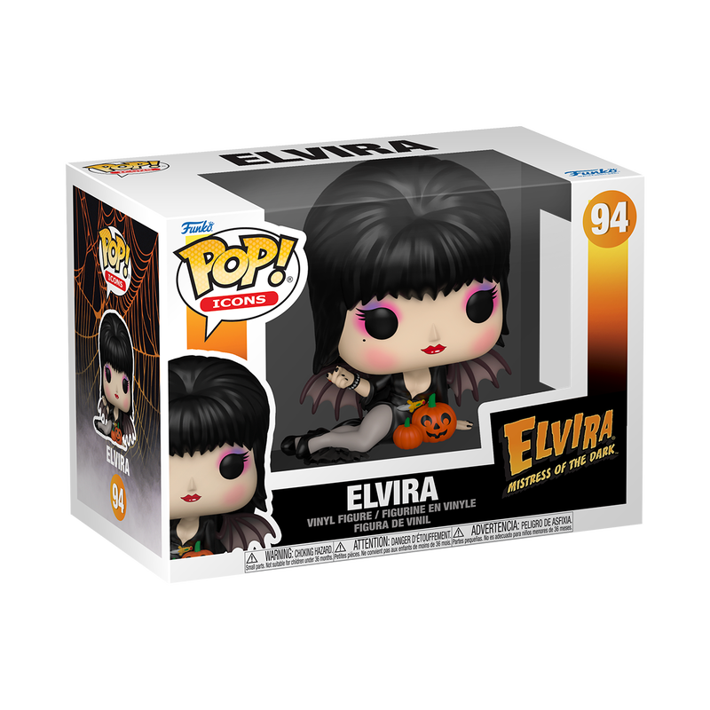Funko Pop! Icons - Elvia 94 - Elvira Mistress Of The Dark Vinyl Figure