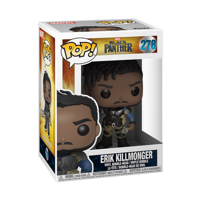 Funko Pop! Marvel - Erik Killmonger 278 - Black Panther Vinyl Figure