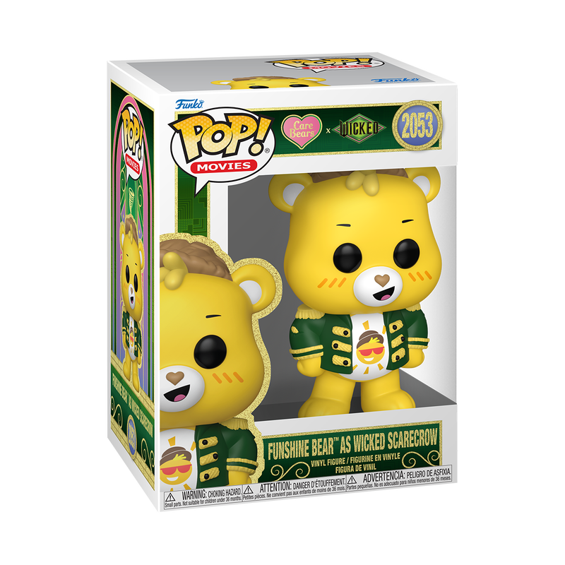 Funko Pop! Movies - Funshine Bear as Wicked Scarecrow 2053 - Care Bears x Wicked Vinyl Figure