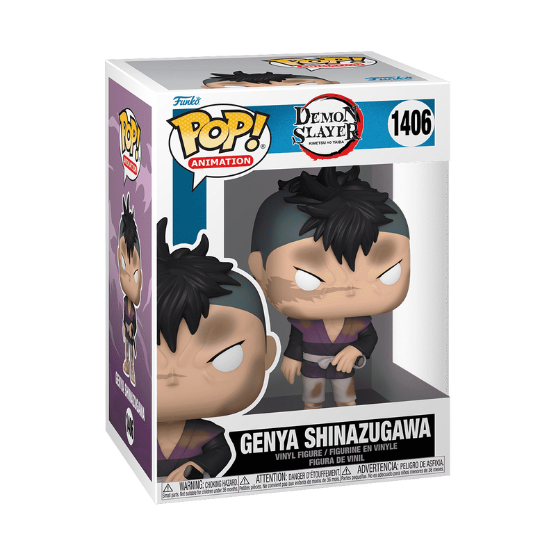 Funko Pop! Animation - Genya Shinazugawa 1406 - Demon Slayer Vinyl Figure