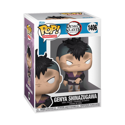 Funko Pop! Animation - Genya Shinazugawa 1406 - Demon Slayer Vinyl Figure