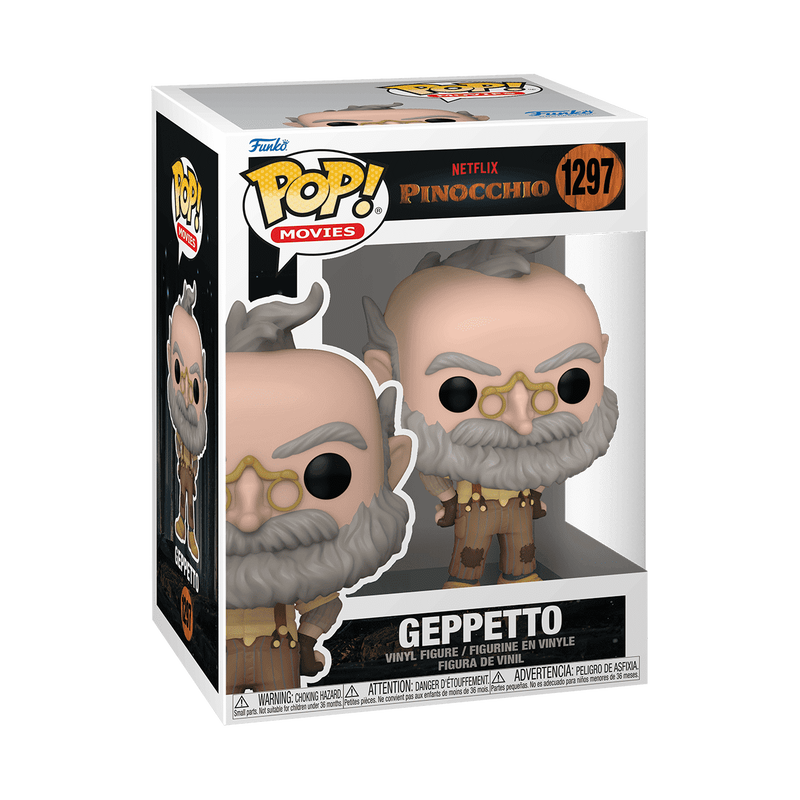 Funko Pop! Movies - Geppetto 1297 - Pinocchio Vinyl Figure