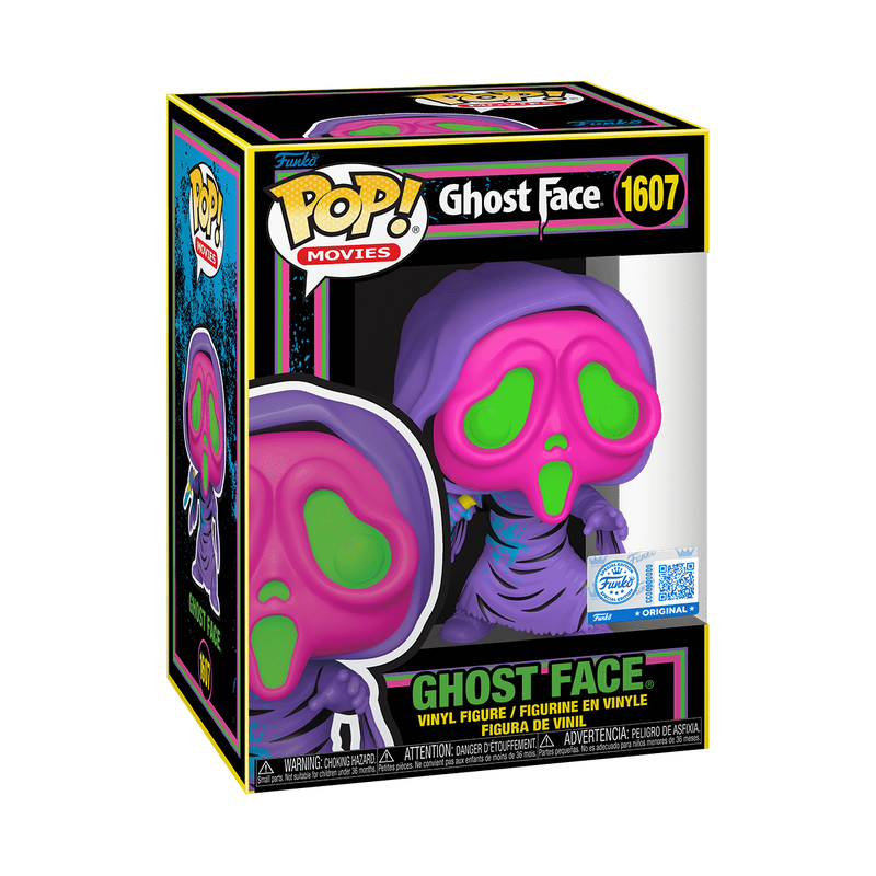 Funko Pop! Movies: Ghost Face #1607 Scream Vinyl Figure - Entertainment Earth Exclusive
