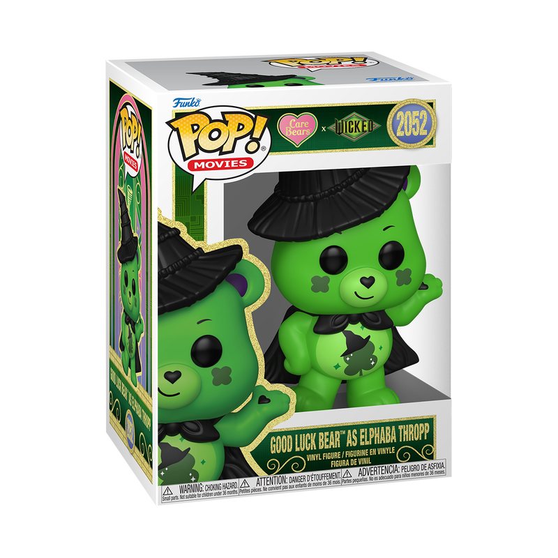 Funko Pop! Movies - Good Luck Bear as Elphaba Thropp 2052 - Care Bears x Wicked Vinyl Figure