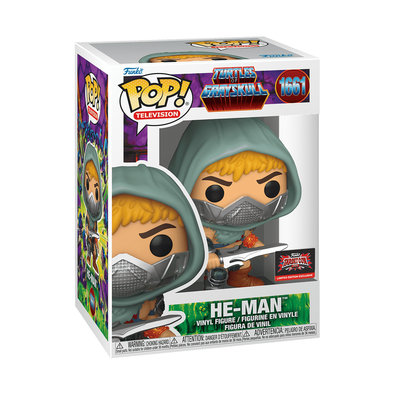 Funko Pop! Television - He-Man 1661 - Turtles of Grayskull [Target Con 2025] Vinyl Figure