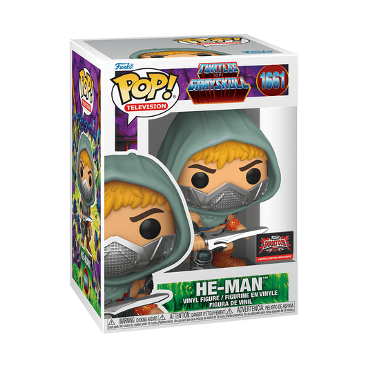 Funko Pop! Television - He-Man 1661 - Turtles of Grayskull [Target Con 2025] Vinyl Figure