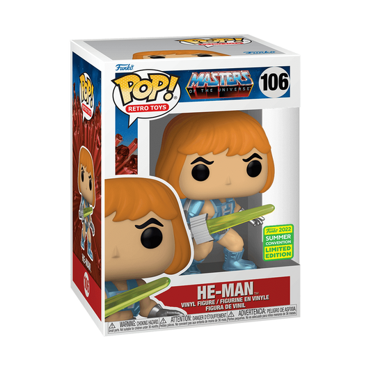 Funko Pop! Retro Toys - He-Man 106 - Masters of the Universe [Toy Tokyo San Diego 2022] Vinyl Figure