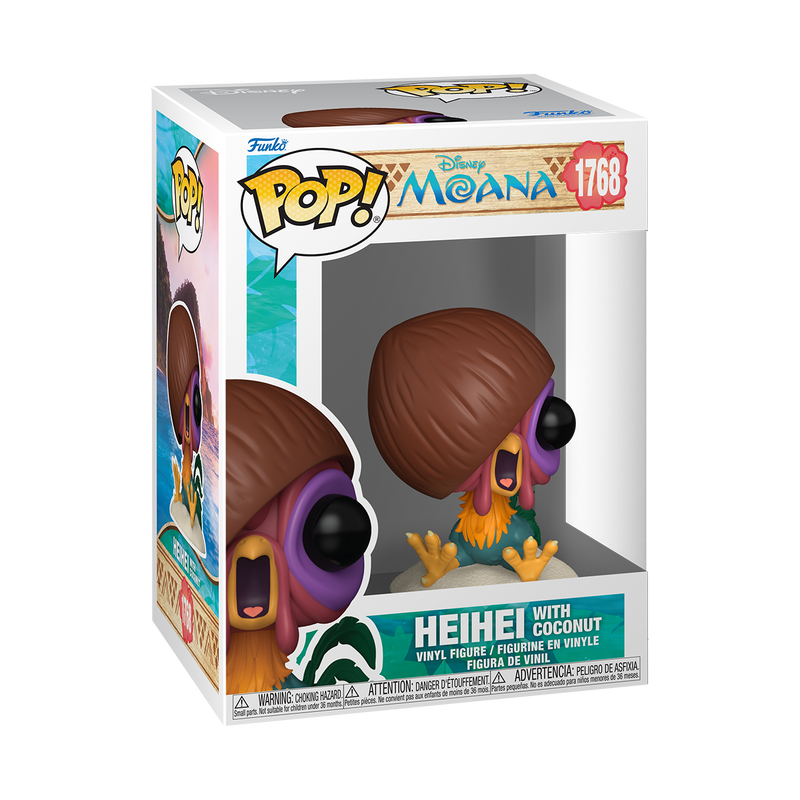 Funko Pop! Disney - Heihei with Coconut 1768 - Moana Vinyl Figure
