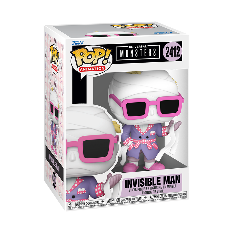 Funko Pop! Animation - Invisible Man 2412 - Universal Monsters Vinyl Figure