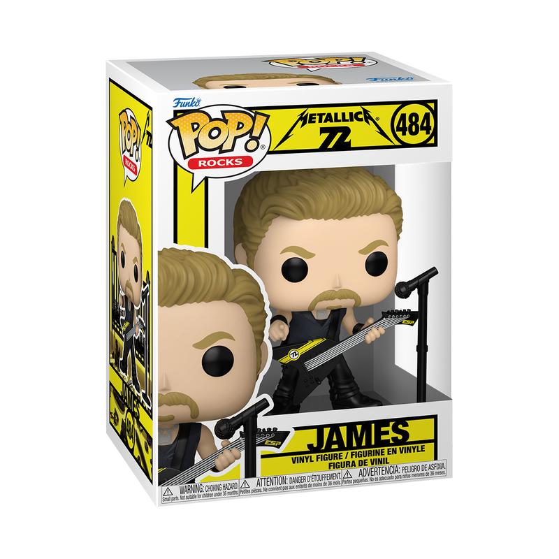 Funko Pop! Rocks - James 484 - Metallica 72 Vinyl Figure