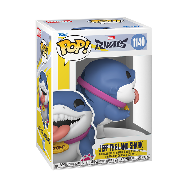 Funko Pop! Jeff The Landshark #1140 Marvel Rivals