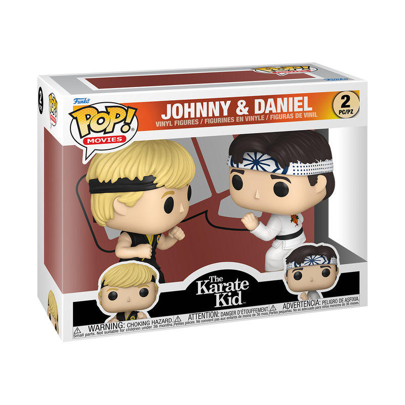 Funko Pop! Movies - Johnny & Daniel 2 Pack - The Karate Kid Vinyl Figures