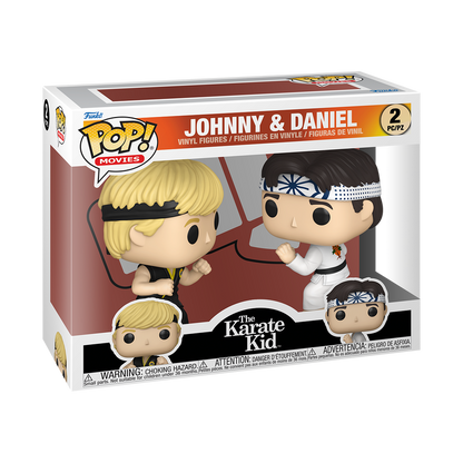 Funko Pop! Movies - Johnny & Daniel 2 Pack - The Karate Kid Vinyl Figures