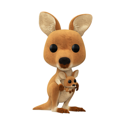 Funko Pop! - Kangaroo #112 [Flocked] Australian Animals Vinyl Figure