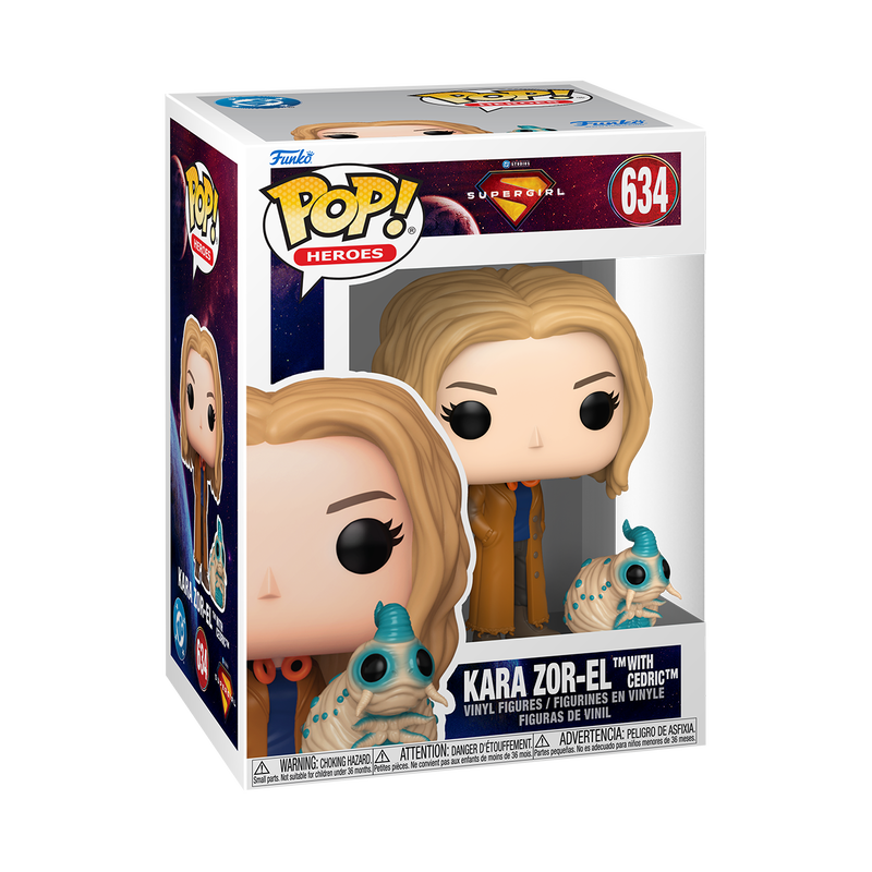 Funko Pop! Heroes - Kara Zor-El With Cedric 634 - Supergirl Vinyl Figure