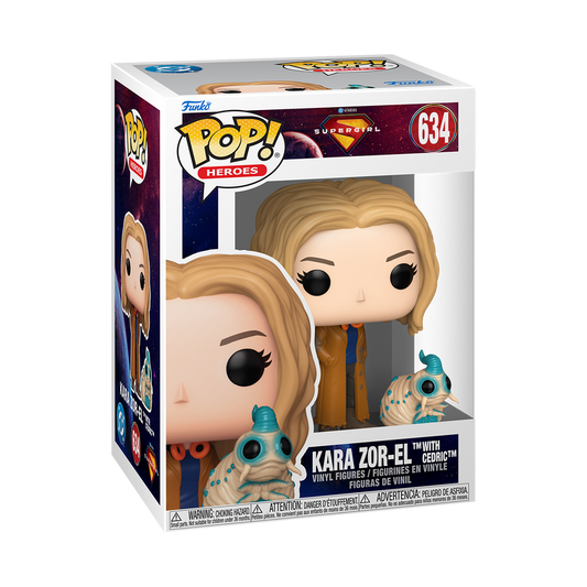 Funko Pop! Heroes - Kara Zor-El With Cedric 634 - Supergirl Vinyl Figure