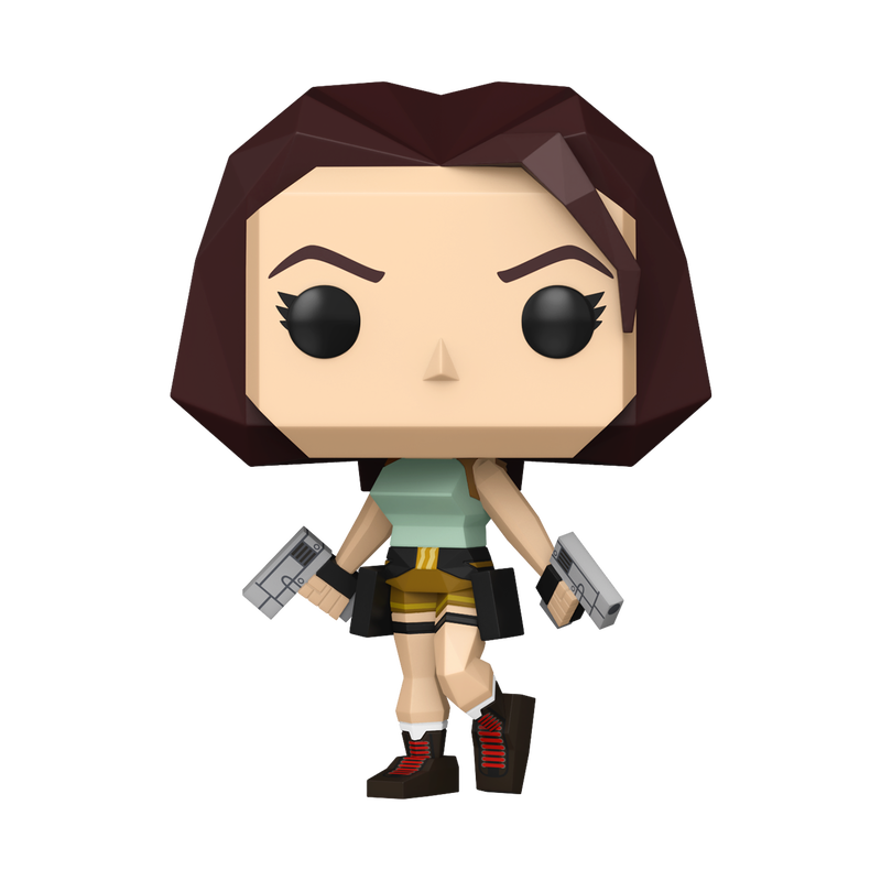 Funko Pop! Games - Lara Croft (Polygonal) 1192 - Tomb Raider Vinyl Figure